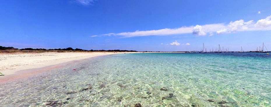 Playa de s'Alga, Espalmador - Formentera