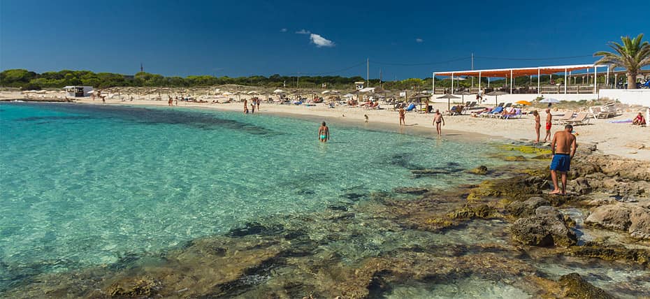 Spiaggia di Es Pujols, Formentera